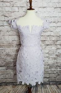Free people saylor lilac floral lace dress.